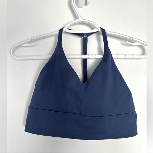 Alphalete Alphalux Wonder Bra - Tuxedo Blue Size Small - Picture 6 of 7